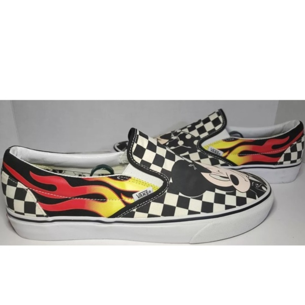 Vans Checkered Flame Slip-On Sneakers